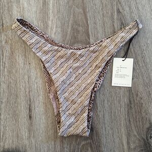 Acacia Swimwear Bobbi Bikini Bottoms in Tiai NWT